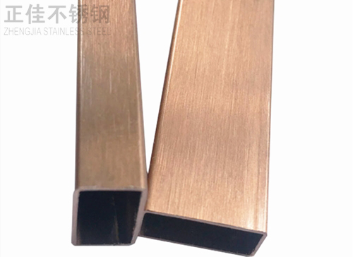 玫瑰金不锈钢装饰方管