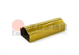  祥云花纹不锈钢面包管镀